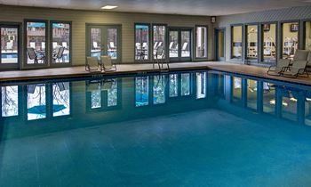 Heated indoor swimming pool